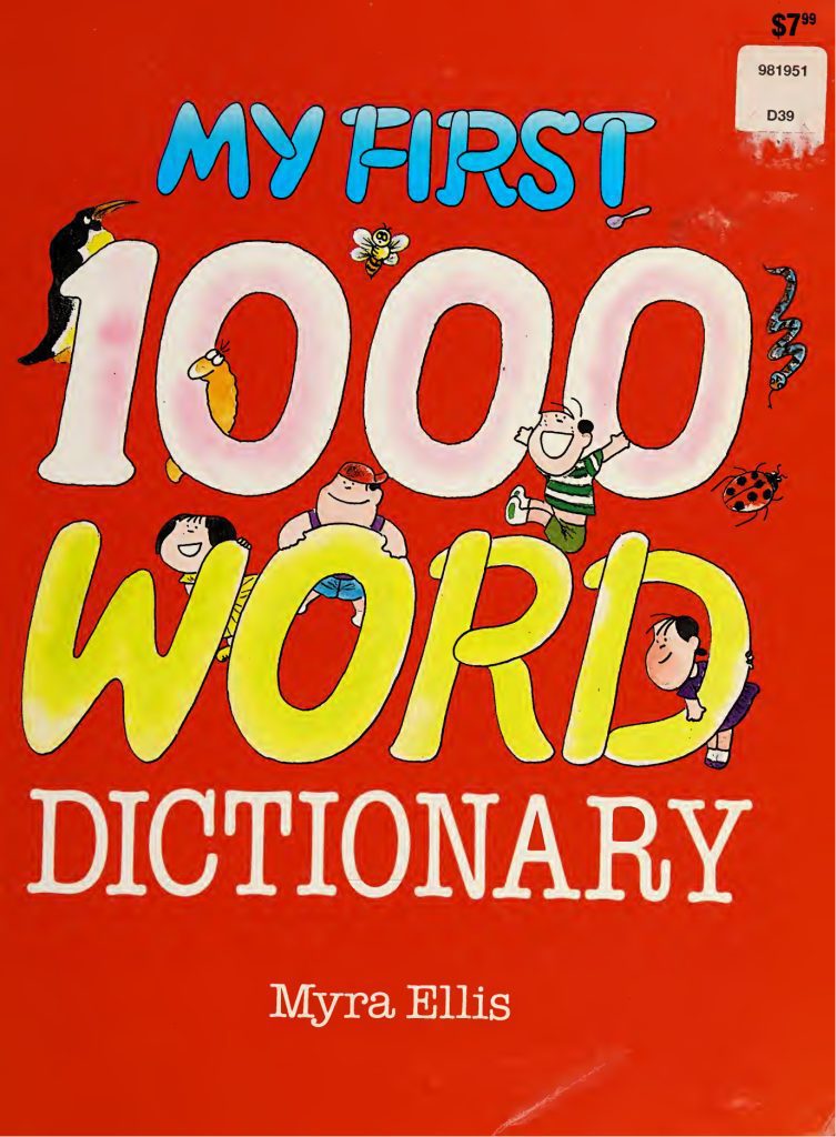 My First 1,000 Words Dictionary Book - Pdf Books Library