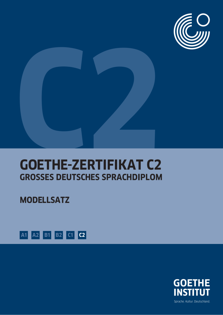 ``Rich Results on Google's SERP when searching for 'Goethe Zertifikat Pruefung C2 Grosses Deutsches Sprachdiplom Modellsatz'