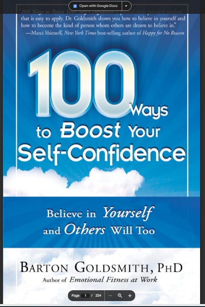 ``Rich Results on Google's SERP when searching for ''100 WAYS TO BOOST YOUR SELF CONFIDENCE''