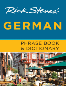 ``Rich Results on Google's SERP when searching for ''Rick Steves’ German Phrase Book Dictionary''